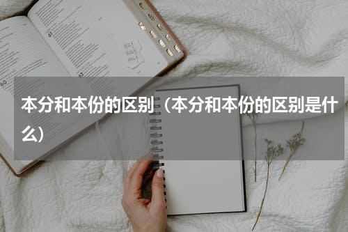 本分和本份的区别（本分和本份的区别是什么）