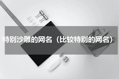 特别沙雕的网名（比较特别的网名）