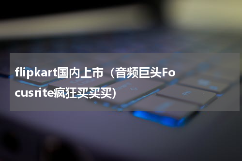 flipkart国内上市（音频巨头Focusrite疯狂买买买）