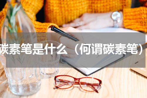 碳素笔是什么（何谓碳素笔）