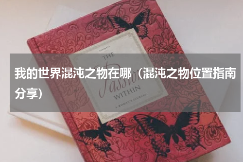 我的世界混沌之物在哪（混沌之物位置指南分享）