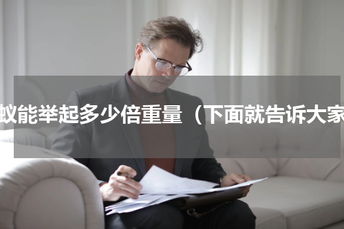 蚂蚁能举起多少倍重量（下面就告诉大家）