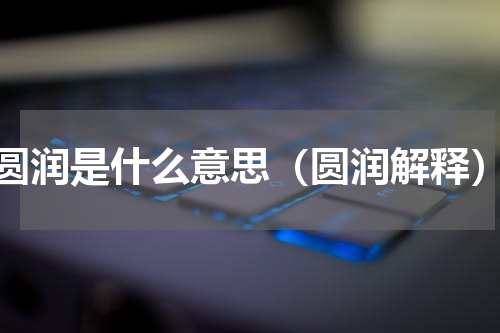 圆润是什么意思（圆润解释）