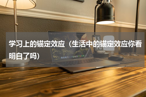 学习上的锚定效应（生活中的锚定效应你看明白了吗）