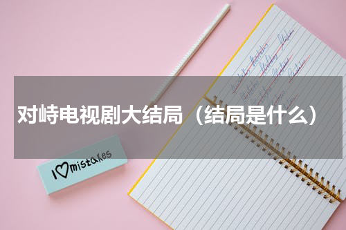 对峙电视剧大结局（结局是什么）