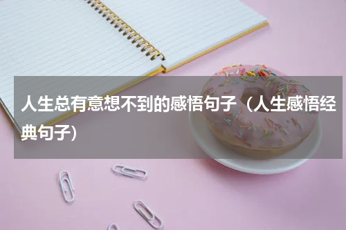 人生总有意想不到的感悟句子（人生感悟经典句子）