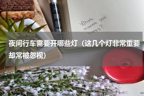 夜间行车需要开哪些灯（这几个灯非常重要却常被忽视）