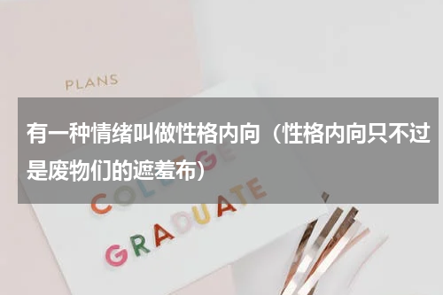 有一种情绪叫做性格内向（性格内向只不过是废物们的遮羞布）