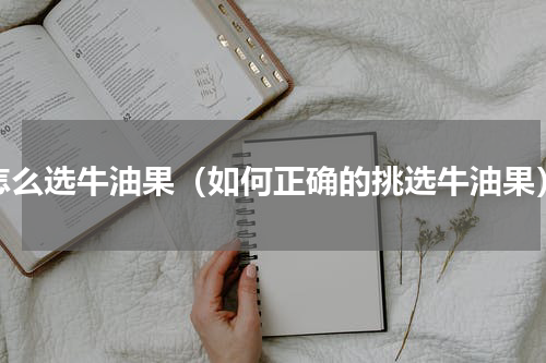 怎么选牛油果（如何正确的挑选牛油果）