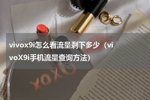 vivox9i怎么看流量剩下多少（vivoX9i手机流量查询方法）