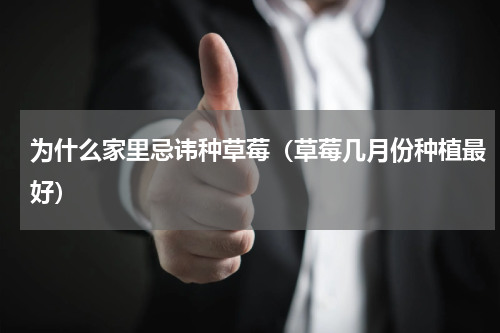 为什么家里忌讳种草莓（草莓几月份种植最好）