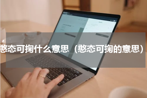 憨态可掬什么意思（憨态可掬的意思）
