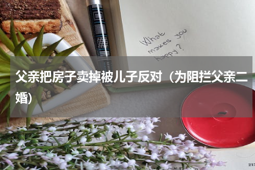 父亲把房子卖掉被儿子反对（为阻拦父亲二婚）