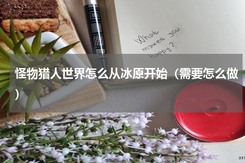 怪物猎人世界怎么从冰原开始（需要怎么做）