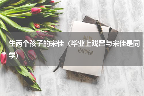 生两个孩子的宋佳（毕业上戏曾与宋佳是同学）