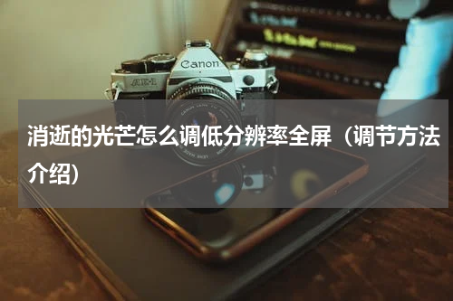 消逝的光芒怎么调低分辨率全屏（调节方法介绍）