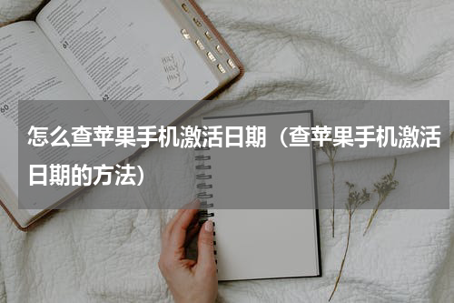 怎么查苹果手机激活日期（查苹果手机激活日期的方法）