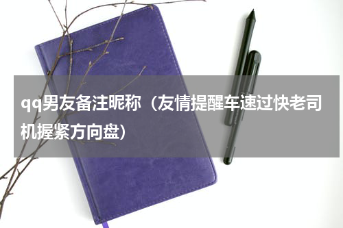 qq男友备注昵称（友情提醒车速过快老司机握紧方向盘）