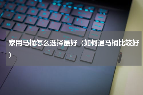 家用马桶怎么选择最好（如何通马桶比较好）