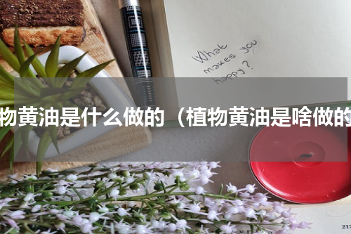 植物黄油是什么做的（植物黄油是啥做的）