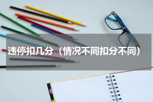 违停扣几分（情况不同扣分不同）