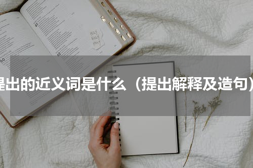 提出的近义词是什么（提出解释及造句）