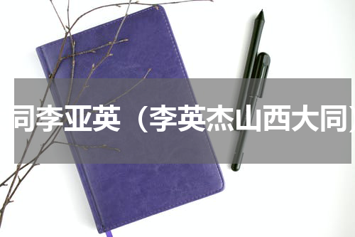 大同李亚英（李英杰山西大同）