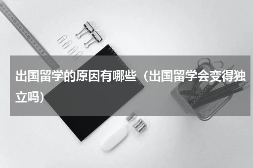 出国留学的原因有哪些（出国留学会变得独立吗）