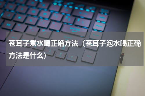 苍耳子煮水喝正确方法（苍耳子泡水喝正确方法是什么）