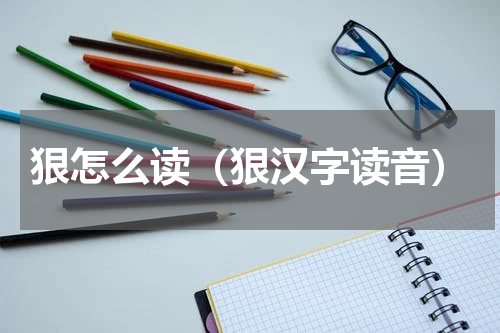 狠怎么读（狠汉字读音）