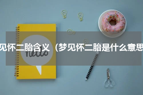 梦见怀二胎含义（梦见怀二胎是什么意思）