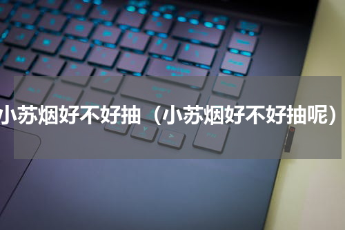 小苏烟好不好抽（小苏烟好不好抽呢）