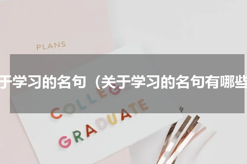 关于学习的名句（关于学习的名句有哪些）