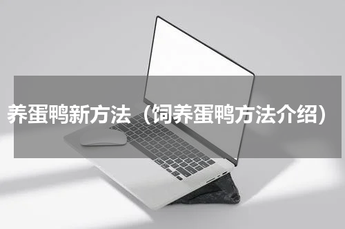 养蛋鸭新方法（饲养蛋鸭方法介绍）