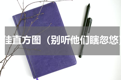 最佳直方图（别听他们瞎忽悠）
