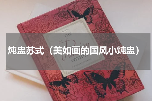 炖盅苏式（美如画的国风小炖盅）