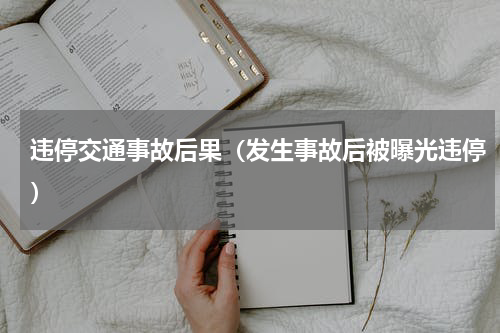违停交通事故后果（发生事故后被曝光违停）