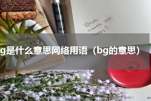 bg是什么意思网络用语（bg的意思）