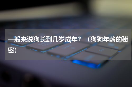 一般来说狗长到几岁成年？（狗狗年龄的秘密）