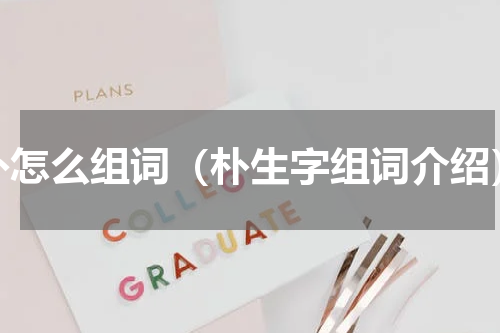 朴怎么组词（朴生字组词介绍）