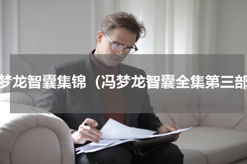 冯梦龙智囊集锦（冯梦龙智囊全集第三部）