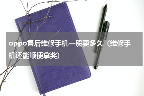 oppo售后维修手机一般要多久（维修手机还能顺便拿奖）