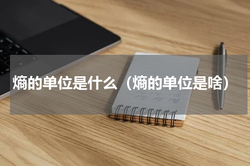 熵的单位是什么（熵的单位是啥）