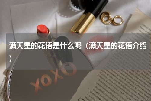 满天星的花语是什么呢（满天星的花语介绍）