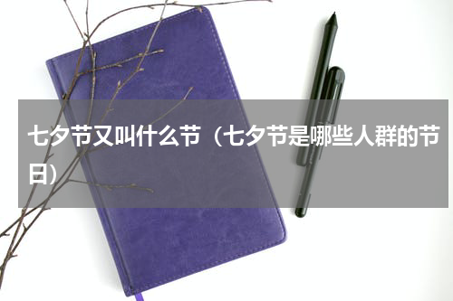 七夕节又叫什么节（七夕节是哪些人群的节日）