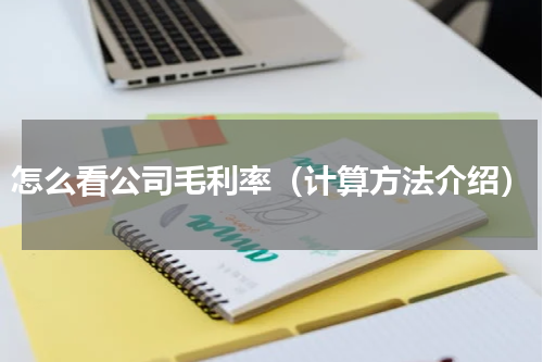怎么看公司毛利率（计算方法介绍）