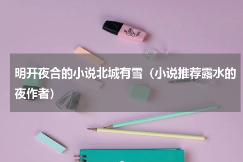 明开夜合的小说北城有雪（小说推荐露水的夜作者）