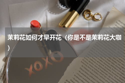 茉莉花如何才早开花（你是不是茉莉花大咖）