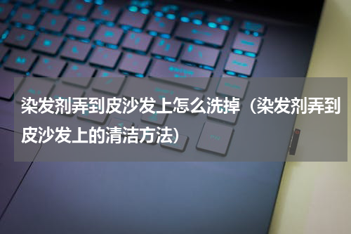 染发剂弄到皮沙发上怎么洗掉（染发剂弄到皮沙发上的清洁方法）