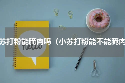 小苏打粉能腌肉吗（小苏打粉能不能腌肉）